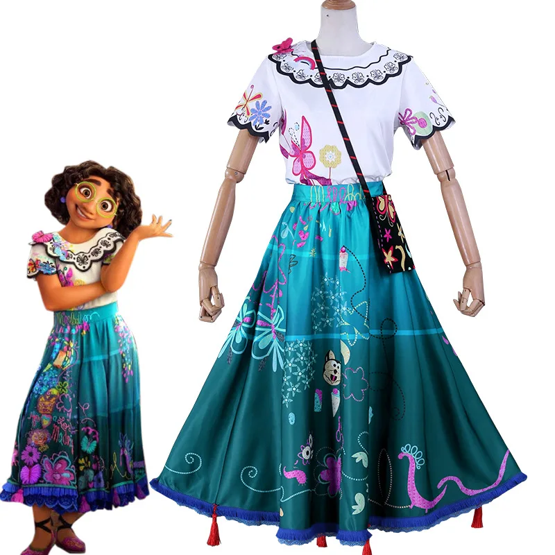 Encanto Mirabel cosplay costume adult female costume ball girl Halloween Princess Dress suit
Encanto Mirabel cosplay costume adult female costume ball girl Halloween Princess Dress suit