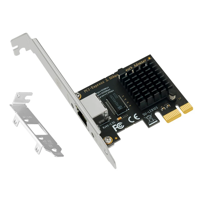 PCI Express сетевая карта 2,5G гигабитная карта для настольного компьютера RTL8125BG чип RJ45 удлинительные порты Поддержка Windows Linux ESXI ROS 
PCI Express сетевая карта 2,5G гигабитная карта для настольного компьютера RTL8125BG чип RJ45 удлинительные порты Поддержка Windows Linux ESXI ROS