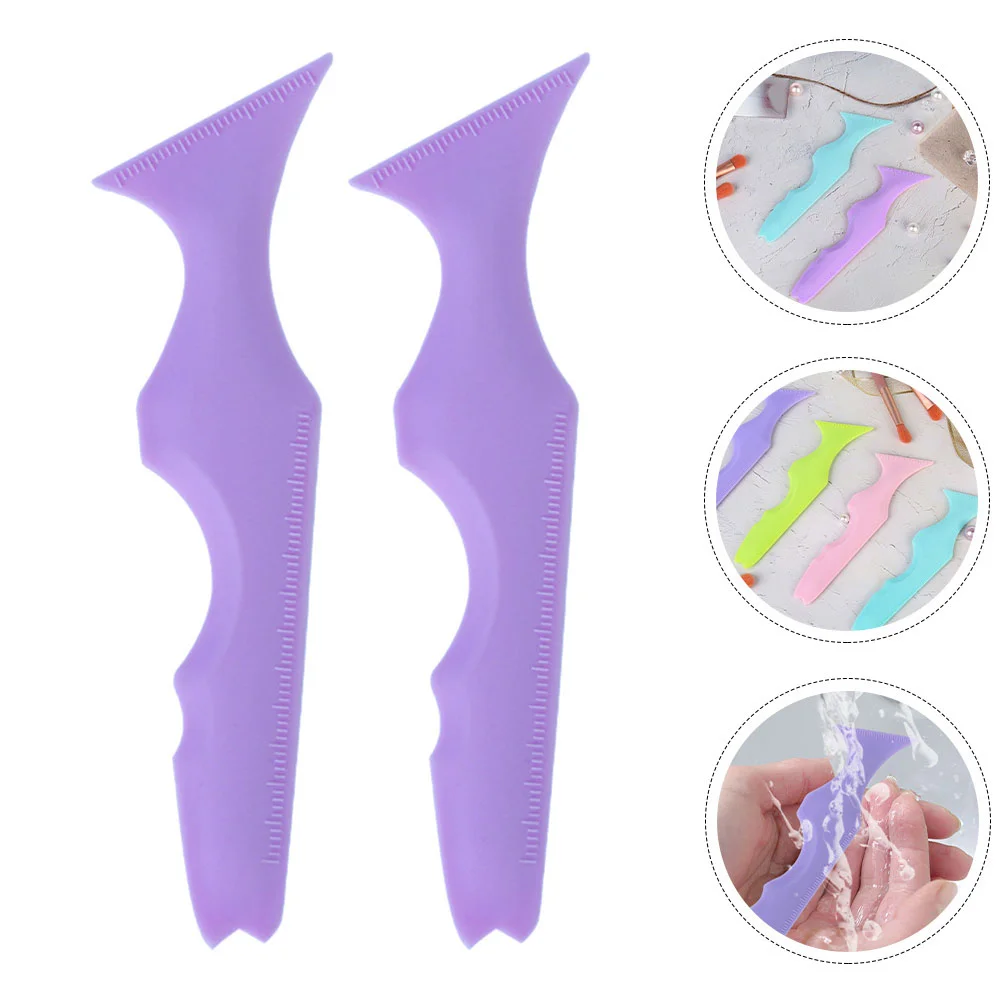 Makeup Applicators Silicone Beauty Ruler Eyeshadow Eyeliner Eyebrow Stencils Pencil
Makeup Applicators Silicone Beauty Ruler Eyeshadow Eyeliner Eyebrow Stencils Pencil