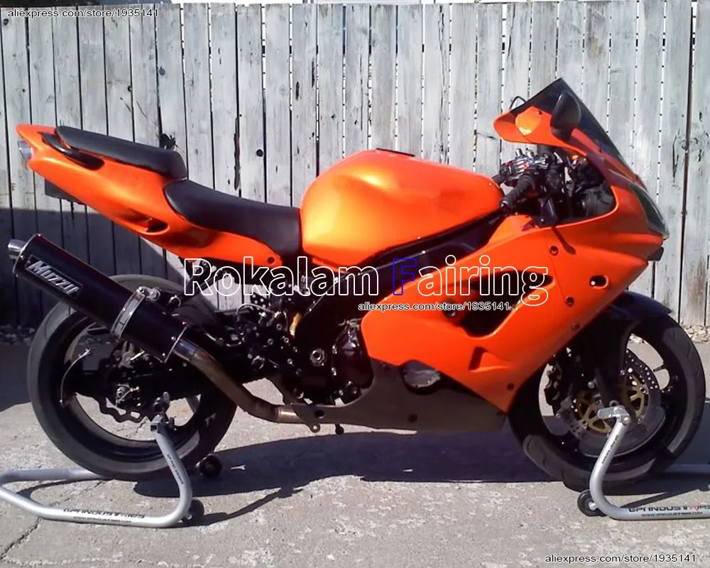 Индивидуальный комплект обтекателей для Kawasaki Ninja ZX9R 2000 2001 ZX 9R 00 01 цвет оранжевый