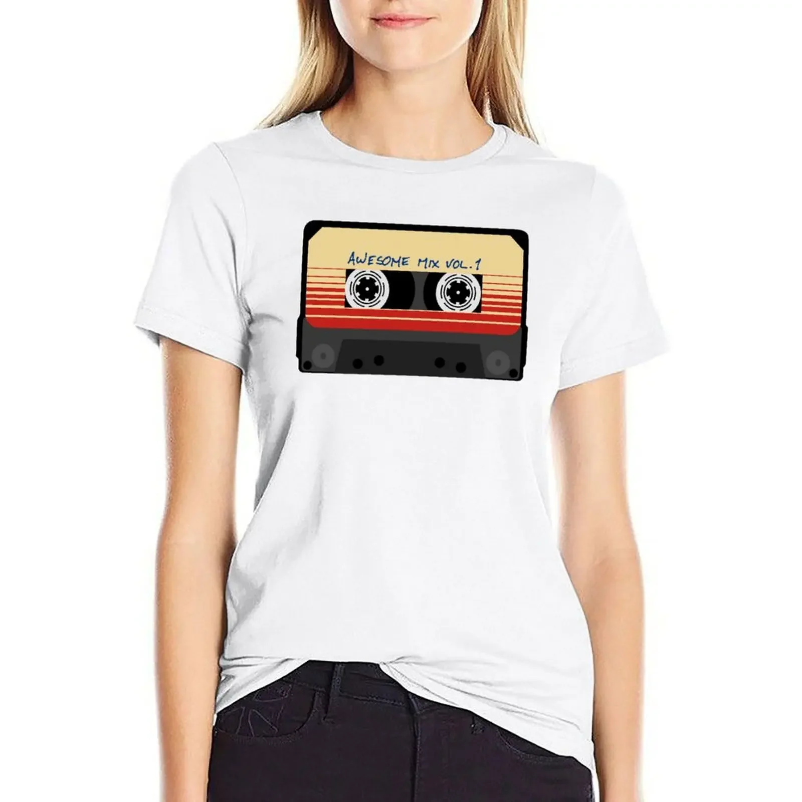 Awesome Mixtape Vol 1, Tape, Music, Retro T-shirt Female clothing korean fashion tops workout t shirts for Women
Awesome Mixtape Vol 1, Tape, Music, Retro T-shirt Female clothing korean fashion tops workout t shirts for Women