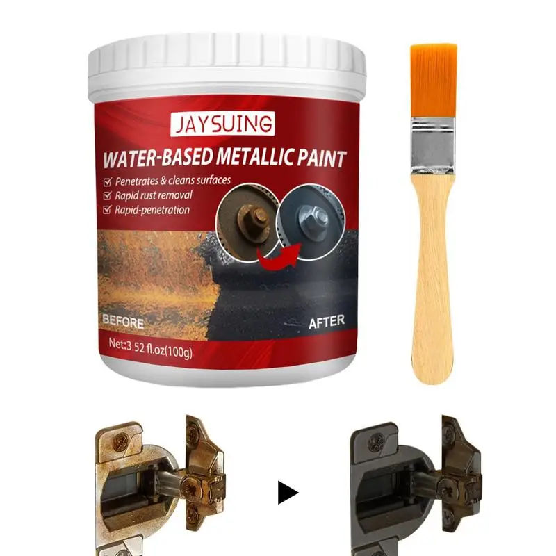Metal Rust Remover Paint 100g Rust Converter Water-Based For Car Anti-Rust Chassis Primer Iron Metal Surface Clean Repair Care
Metal Rust Remover Paint 100g Rust Converter Water-Based For Car Anti-Rust Chassis Primer Iron Metal Surface Clean Repair Care