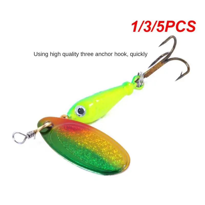 

1/3/5PCS Spinner Lure5.5cm 9g Fishing Lure With Treble Hook Metal Spoon Baits Hard Pesca Crankbait Fishing Lure Fishing Tackle