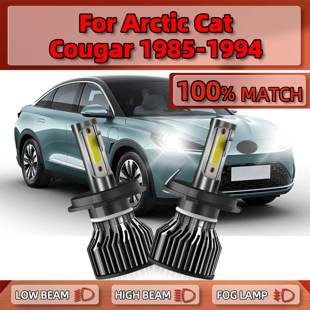 H4 LED Headlight 6000K 12V High Low Beam Car Lights 20000LM Turbo Lamps For Arctic Cat Cougar 1985-1989 1990 1991 1992 1993 1994
H4 LED Headlight 6000K 12V High Low Beam Car Lights 20000LM Turbo Lamps For Arctic Cat Cougar 1985-1989 1990 1991 1992 1993 1994