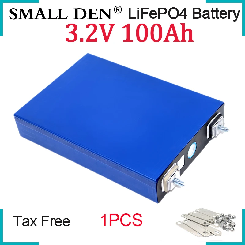 New 3.2V 100Ah Lifepo4 Rechargeable Battery Lithium iron phosphate Cell For 4S 12V 24V E-car RV Golf cart Inverter Solar etc DIY
New 3.2V 100Ah Lifepo4 Rechargeable Battery Lithium iron phosphate Cell For 4S 12V 24V E-car RV Golf cart Inverter Solar etc DIY