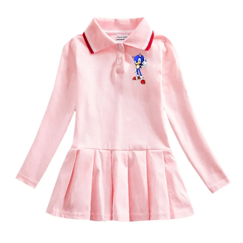 Sonic Cotton Children's Clothing Spring and Autumn Student Children's Dress Girl Baby Foreign Style Long-sleeved Pleated Skirt
Sonic Cotton Children's Clothing Spring and Autumn Student Children's Dress Girl Baby Foreign Style Long-sleeved Pleated Skirt