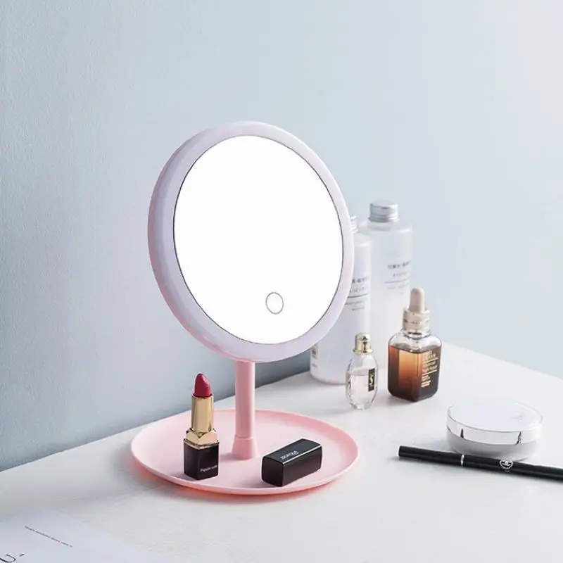 LED Light Vanity Lights Touchable Dimming Three Color Light USB Rechargeable With Light Mirrors Beauty Brightening Makeup Mirror
LED Light Vanity Lights Touchable Dimming Three Color Light USB Rechargeable With Light Mirrors Beauty Brightening Makeup Mirror