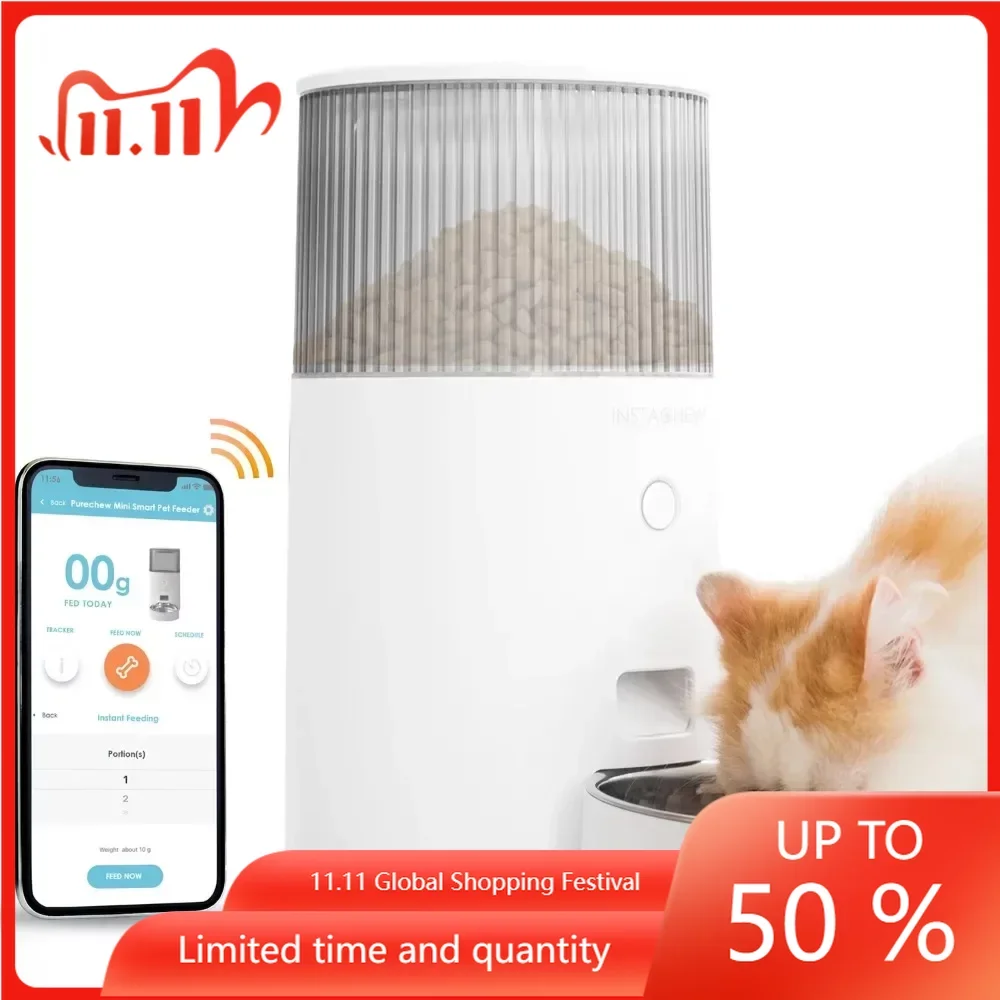 Pet Feeder Automatic Feeders for Dogs Smart Food Dispenser for Cats and Dogs Portions Control Programmable Cat Supplies Dog Dish
Pet Feeder Automatic Feeders for Dogs Smart Food Dispenser for Cats and Dogs Portions Control Programmable Cat Supplies Dog Dish