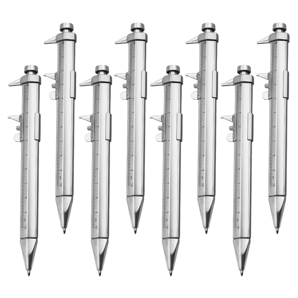Caliper Ballpoint Pen Multitool Student Scaled Ball-point Pen Stationery Multi-use Plastic Ruler Pens Writing Vernier
Caliper Ballpoint Pen Multitool Student Scaled Ball-point Pen Stationery Multi-use Plastic Ruler Pens Writing Vernier