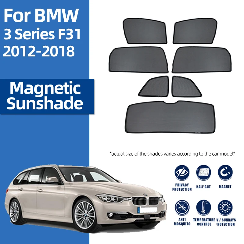 Автомобильный солнцезащитный козырек для BMW 3 Series F31 Touring 2011-2019 F 31 340i 325i магнитная