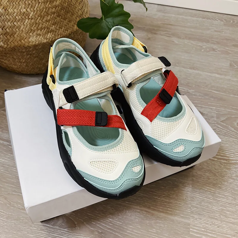 

Special-Interest Design Hollow-out Ugly and Cute Mary Jane Sandals Women's 2023 Summer New Sandals Conch Beach Shoes