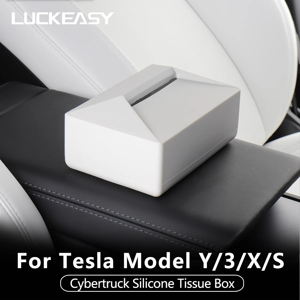 

Держатель для салфеток LUCKEASY Tesla Model Y 3 X S, органайзер для хранения бумажных полотенец с центральным управлением, аксессуары для салона автомобиля