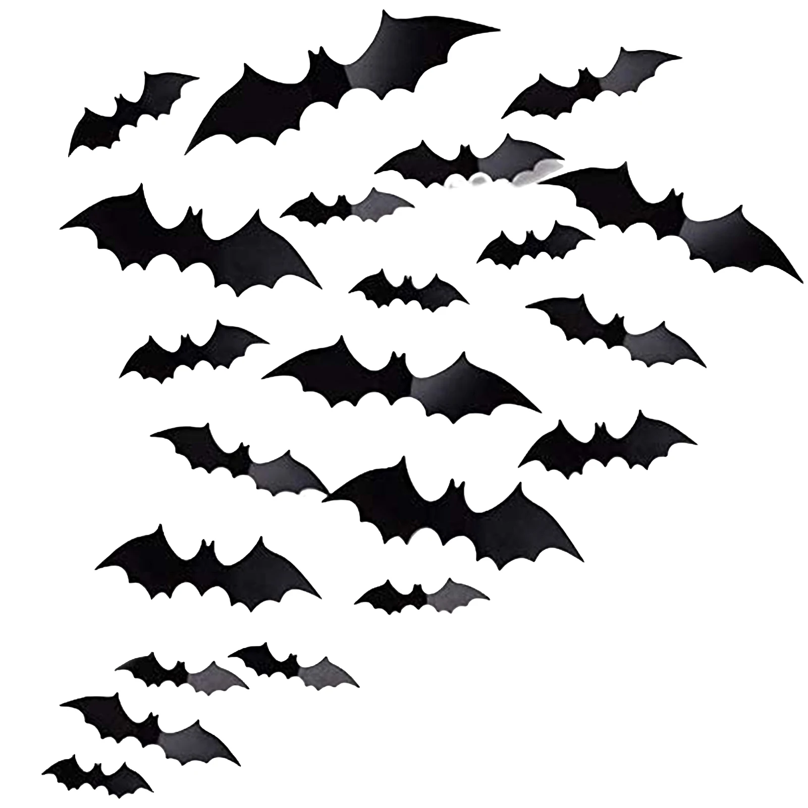 Halloween Decorations 56 PCS 3D Black Bats Silhouette Patterns Decal Window Art Home Decor 
Halloween Decorations 56 PCS 3D Black Bats Silhouette Patterns Decal Window Art Home Decor