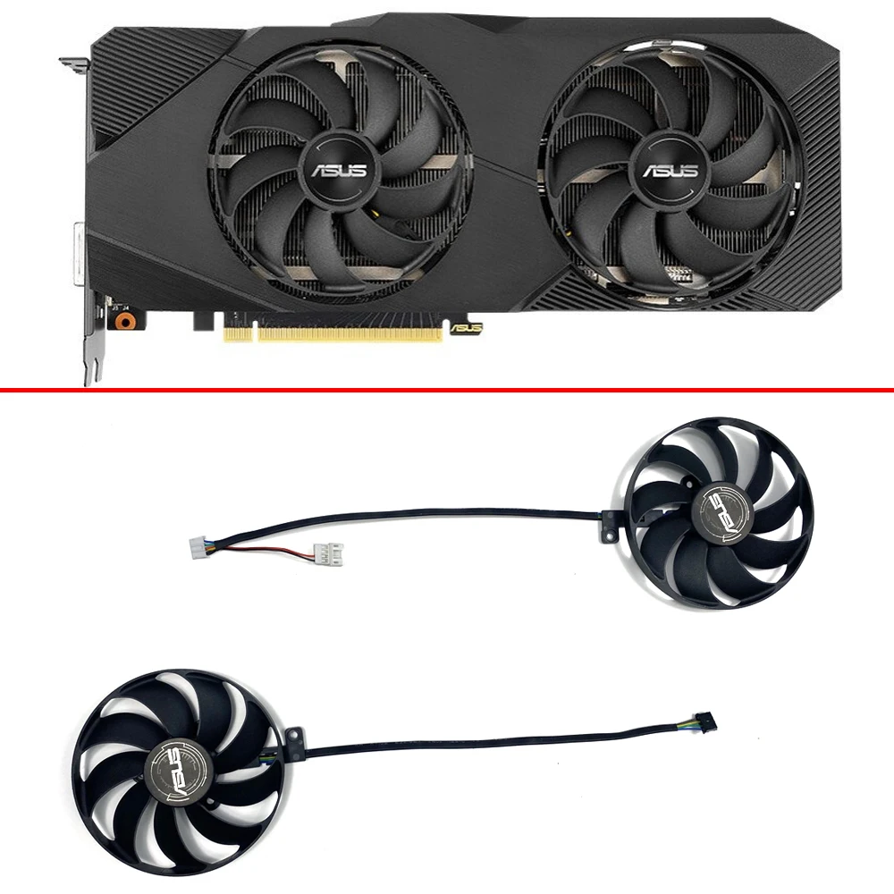 

NEW Cooling Fan 4pin 87mm RTX2060S RTX2070S RTX2080S Video Card Fan For ASUS Dual RTX 2060 2070 2080 SUPER EVO GPU Fans