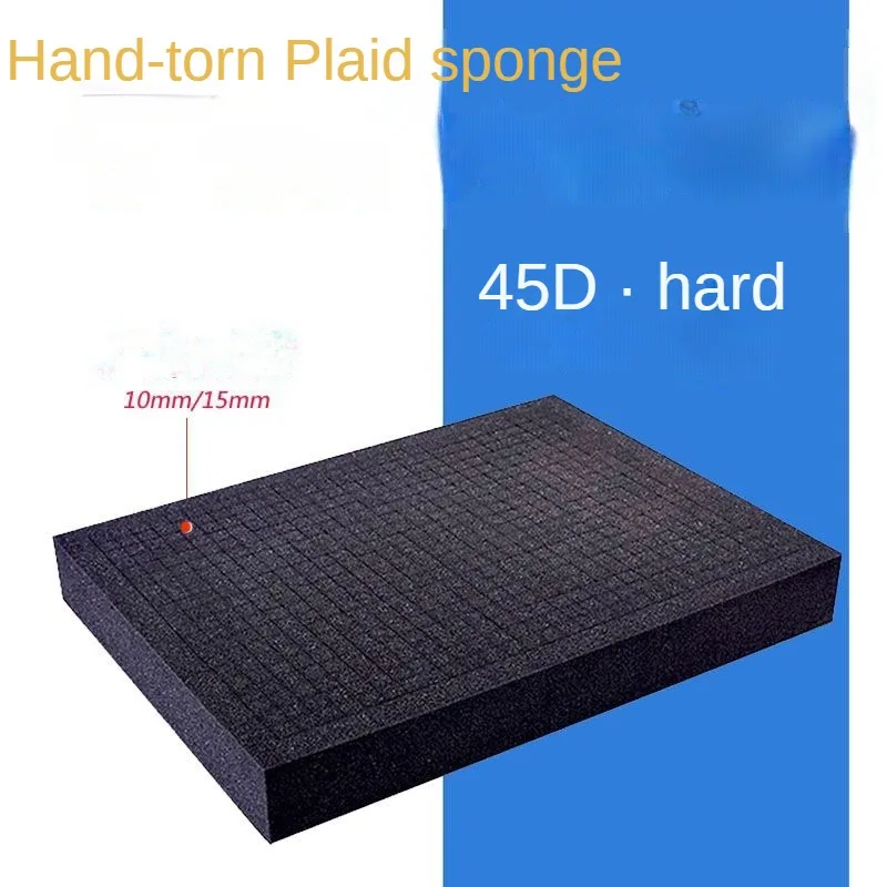 

High Density Plaid Sponge for Gift Box Lining, Hand Tear Design, 15mm