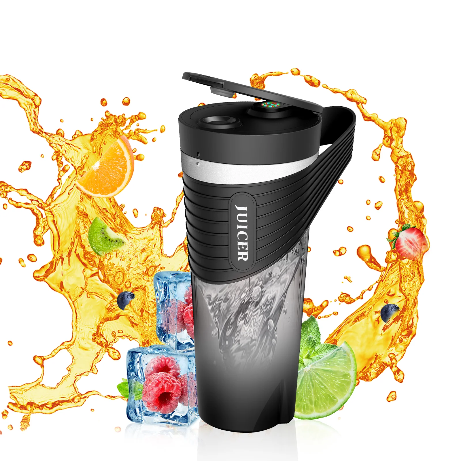460ml Portable Blender for Shakes and Smoothies Juicer Cup 4000mAh Battery Rechargeable Mini Blender Fresh Juice Extractor
460ml Portable Blender for Shakes and Smoothies Juicer Cup 4000mAh Battery Rechargeable Mini Blender Fresh Juice Extractor