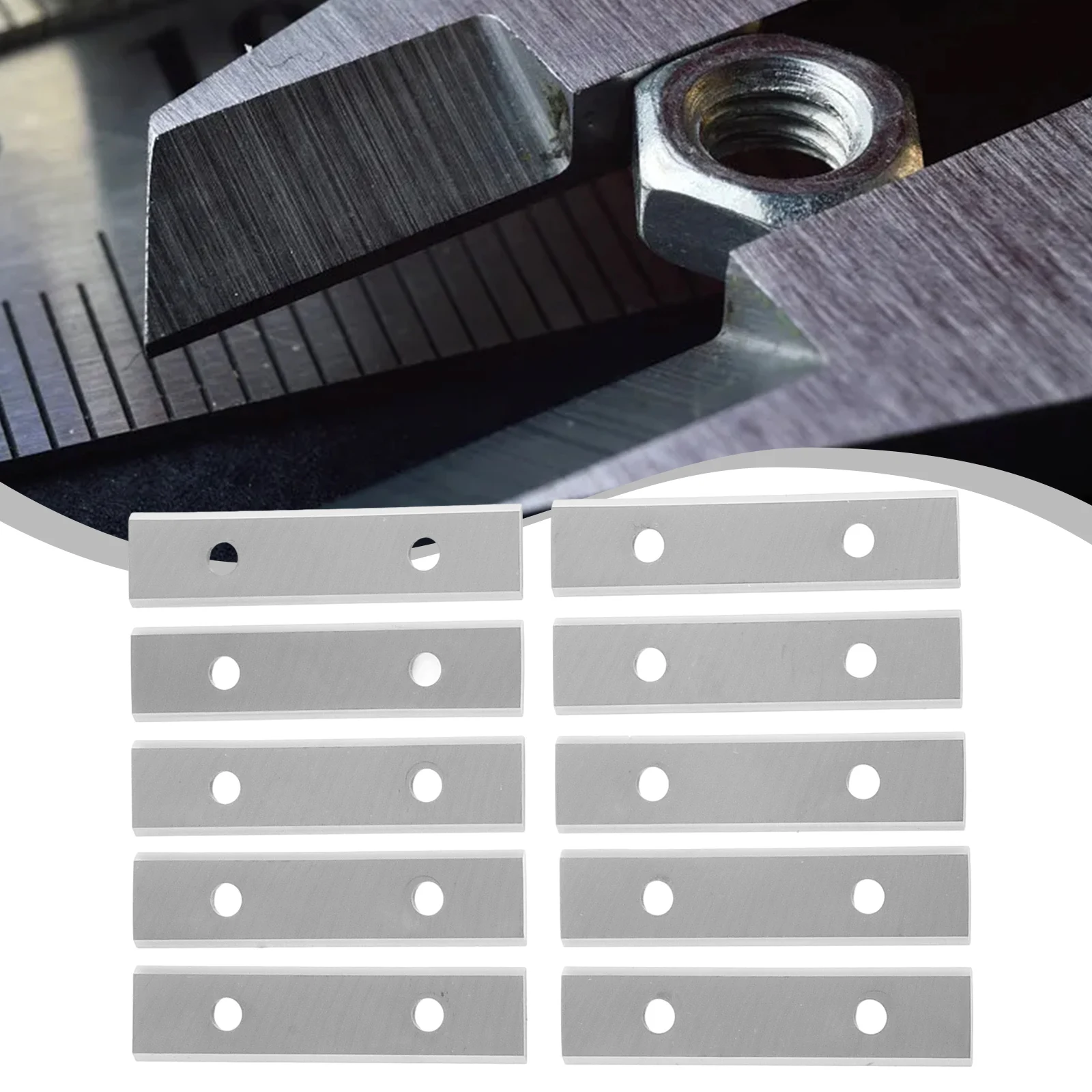 10pcs Carbide Inserts Cutter Blades 2inch Paint Scraper Blades Replacement For Wall Glass Floor Wallpape Scraper Wear-Resistant
10pcs Carbide Inserts Cutter Blades 2inch Paint Scraper Blades Replacement For Wall Glass Floor Wallpape Scraper Wear-Resistant