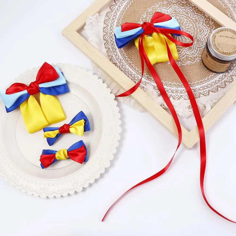 Elegant Lovely Cute Snow White Princess Princess Bow Ribbon Headwear Bow Hair Clips Hairpins Korean Style Barrette
Elegant Lovely Cute Snow White Princess Princess Bow Ribbon Headwear Bow Hair Clips Hairpins Korean Style Barrette