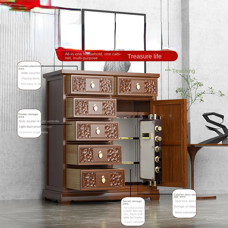 Large safe 1m home office fingerprint password wifi hidden safe bedside bedroom living room entrance display cabinet new Chinese
Large safe 1m home office fingerprint password wifi hidden safe bedside bedroom living room entrance display cabinet new Chinese