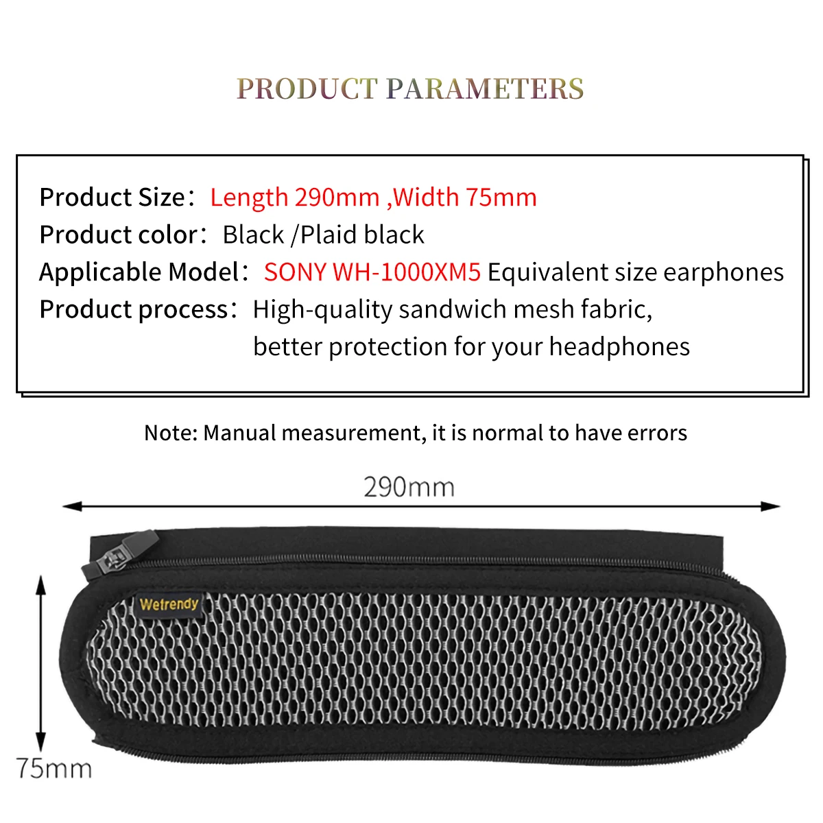 Protective Case Headbeam Protector Sleeve Head Band Beam Cover Pads Cushion Repair Parts for Sony WH-1000XM5 Headphones Headsets Protective Case Headbeam Protector Sleeve Head Band Beam Cover Pads Cushion Repair Parts for Sony WH-1000XM5 Headphones Headsets