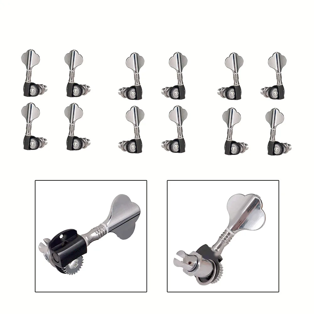4pcs Chrome Bass Tuning Pegs Tuner Machine Heads Tuners Replacement For Bass Guitar Parts String Instrument Accessories
4pcs Chrome Bass Tuning Pegs Tuner Machine Heads Tuners Replacement For Bass Guitar Parts String Instrument Accessories