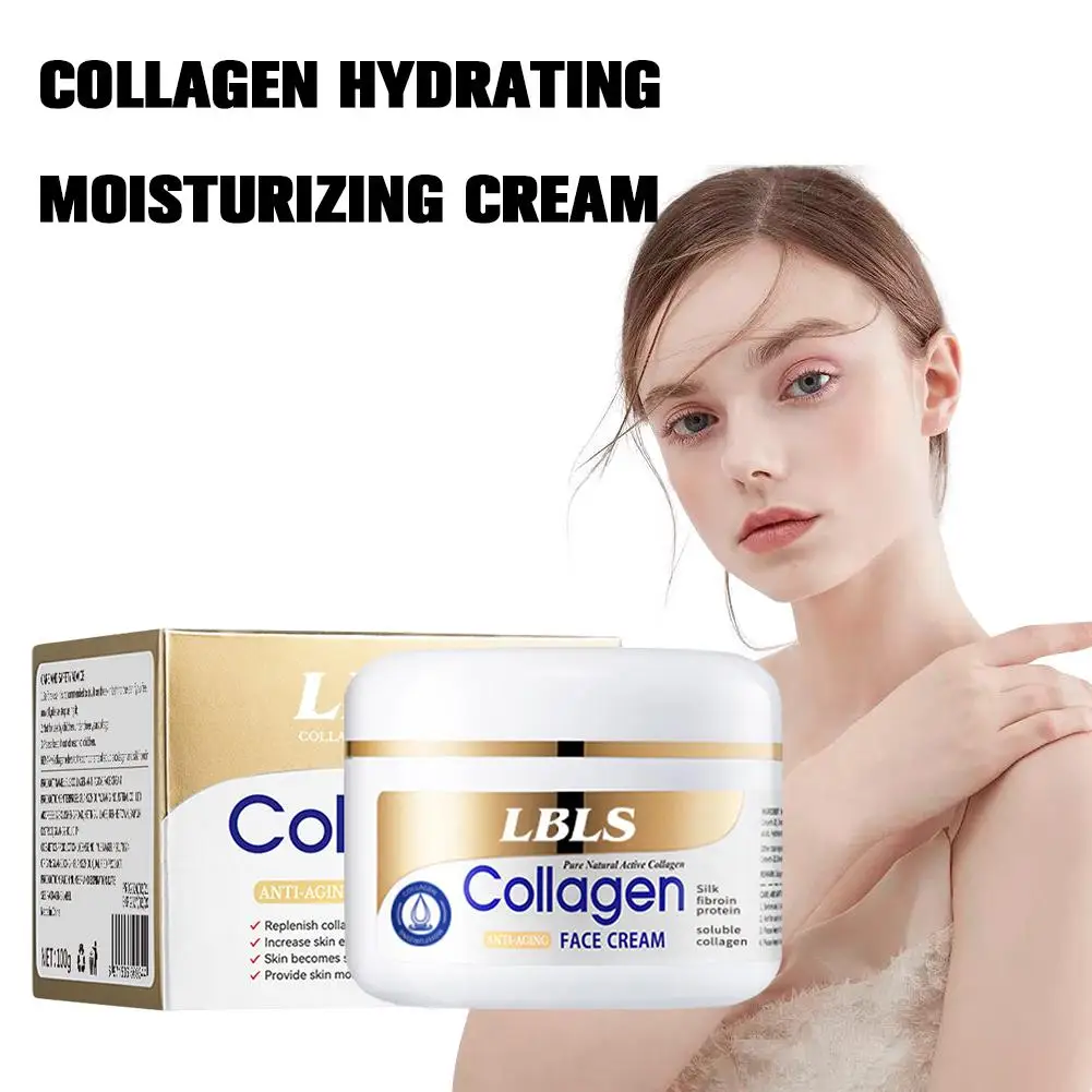100g Collagen Lifting Cream Face Hydrating Cream Skin Wrinkle Care Anti Face Whitening Moisturizing Cream T6A3
100g Collagen Lifting Cream Face Hydrating Cream Skin Wrinkle Care Anti Face Whitening Moisturizing Cream T6A3