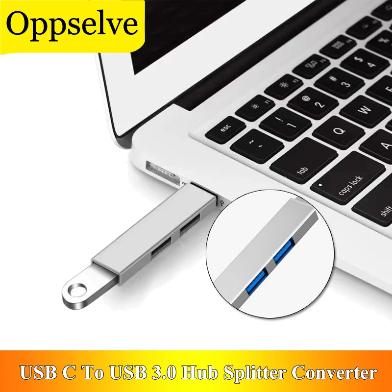 

Universal USB 3.0 Hub Splitter 3 Ports USB Expander Type C To USB Adapter For PC Laptop Samsung Hard Disk Card Reader Converter
