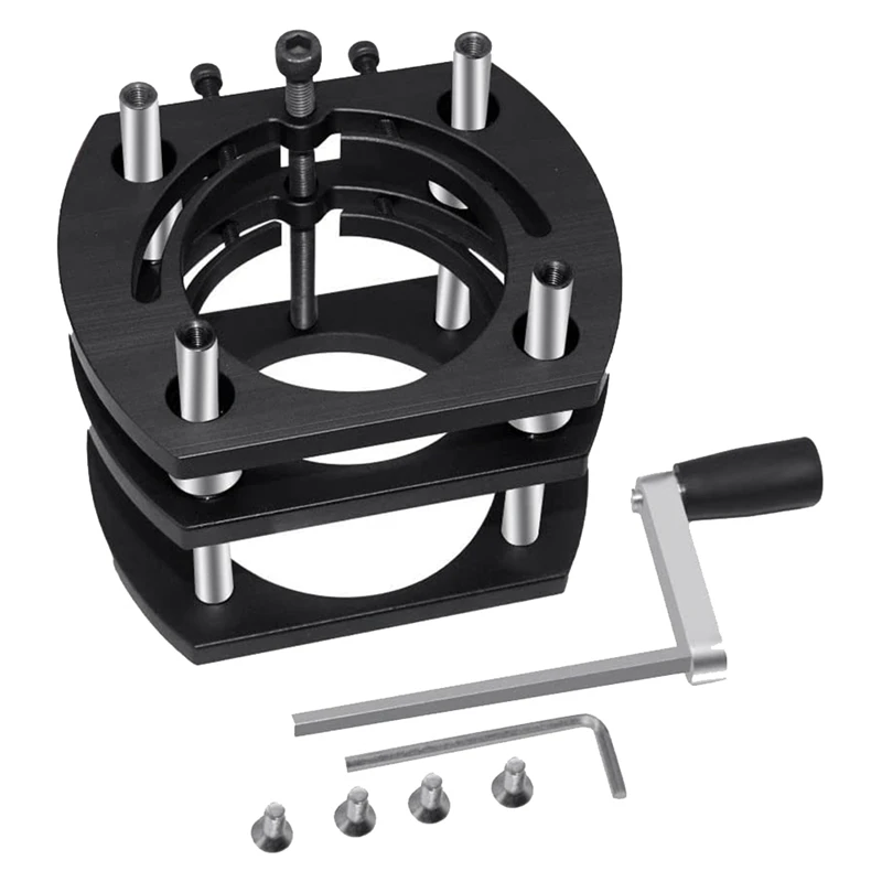 Upgrade Router Lift For 65Mm Diameter Motors,Woodworking Router Table Insert Plate Lifting Base ,Black
Upgrade Router Lift For 65Mm Diameter Motors,Woodworking Router Table Insert Plate Lifting Base ,Black