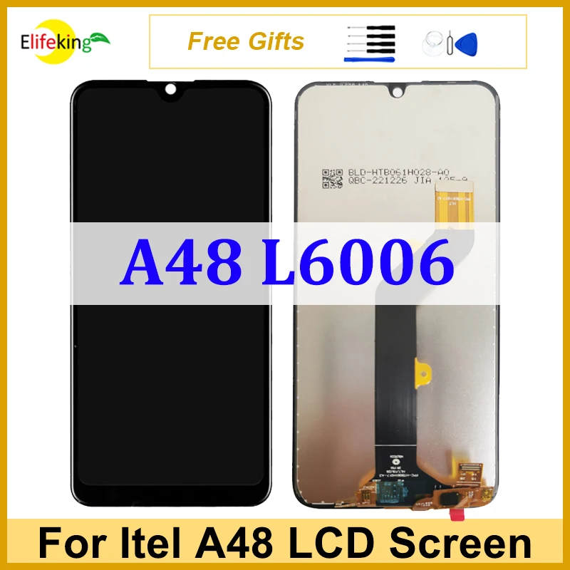6.1'' Original LCD For Itel A48 L6006 Display Touch Screen Digitizer Assembly Replacement Mobile Phone Repair Parts 100% Test
6.1'' Original LCD For Itel A48 L6006 Display Touch Screen Digitizer Assembly Replacement Mobile Phone Repair Parts 100% Test