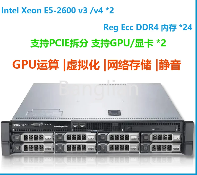 Применяется для сервера Dell/ Dell R730 2U, двухканальный графический процессор с черным свечением и памятью R730XD, X990Gigabit NAS R740
Применяется для сервера Dell/ Dell R730 2U, двухканальный графический процессор с черным свечением и памятью R730XD, X990Gigabit NAS R740