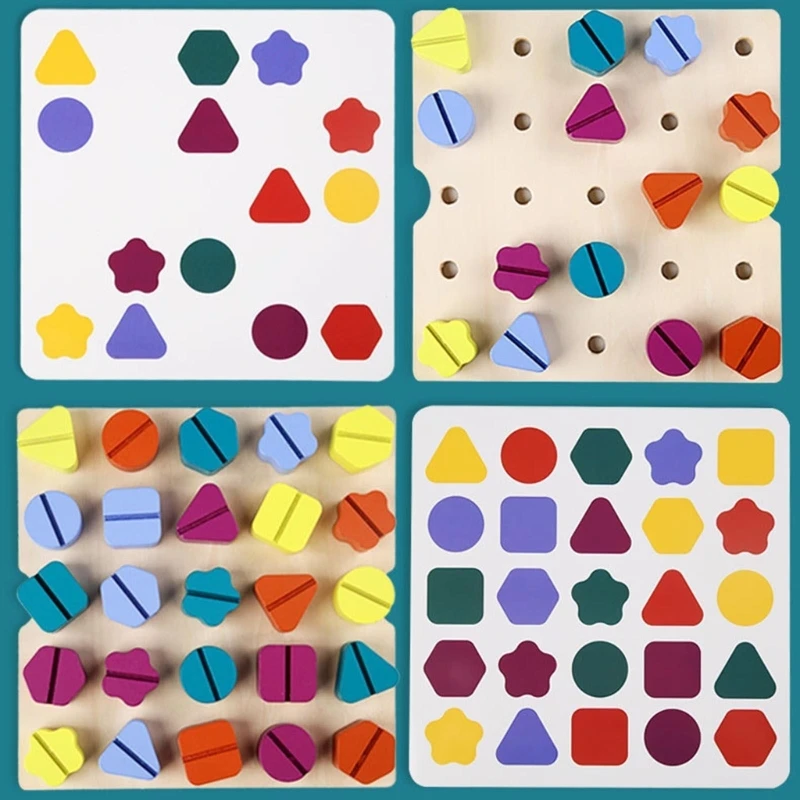 Montessori Learning Toy Colorful Nut Matching Color & Kid Early Educational Toy Gift for Boy Girl Age 3 + 1560
Montessori Learning Toy Colorful Nut Matching Color & Kid Early Educational Toy Gift for Boy Girl Age 3 + 1560