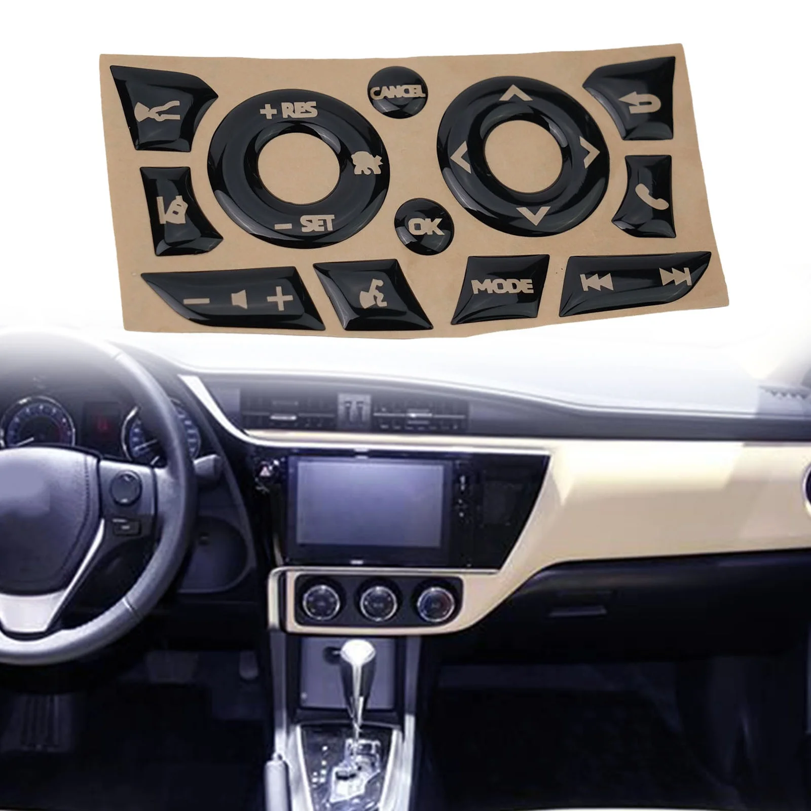 Wear-resistant Brand New Button Cover Trim 12pcs / Set Waterproof For Corolla 2019-2022 For Toyota Gloss Black
Wear-resistant Brand New Button Cover Trim 12pcs / Set Waterproof For Corolla 2019-2022 For Toyota Gloss Black