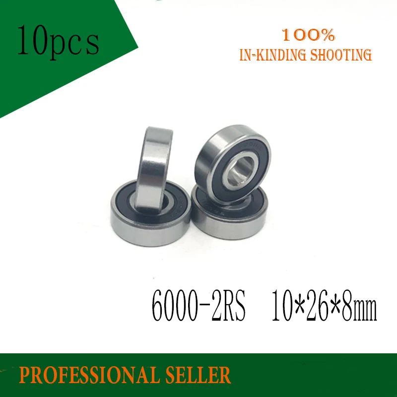 Free shipping 10pcs 6000-2RS 10*26*8mm Bearing 10x26x8 mm Deep Groove 6000 2RS Ball Bearings 6000RS 180100 RS
Free shipping 10pcs 6000-2RS 10*26*8mm Bearing 10x26x8 mm Deep Groove 6000 2RS Ball Bearings 6000RS 180100 RS