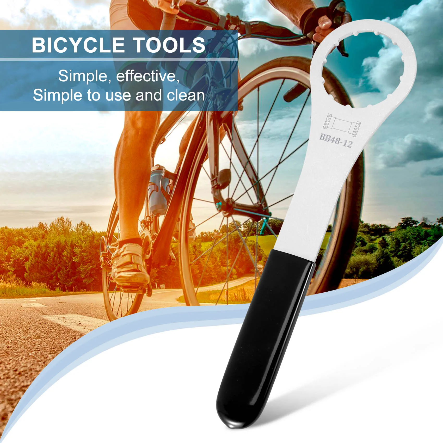 Bicycle Bottom Bracket Wrench Spanner Repair Tool BB48-12 12Teeth for Praxis Works M30 OSBB
Bicycle Bottom Bracket Wrench Spanner Repair Tool BB48-12 12Teeth for Praxis Works M30 OSBB