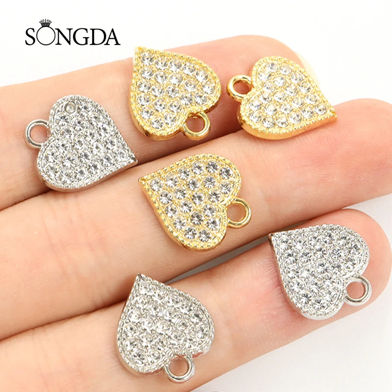 10pcs Exquisite Crystal Love Heart Charm for Jewelry Making Bracelets Necklace Earrings Findings Accessories DIY Supplies Crafts
10pcs Exquisite Crystal Love Heart Charm for Jewelry Making Bracelets Necklace Earrings Findings Accessories DIY Supplies Crafts