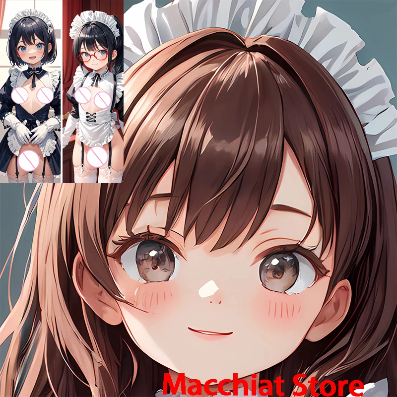 Dakimakura anime Flat Chest Maid uniform Cute little girl Double-sided Print Life-size body pillows cover Adult
Dakimakura anime Flat Chest Maid uniform Cute little girl Double-sided Print Life-size body pillows cover Adult