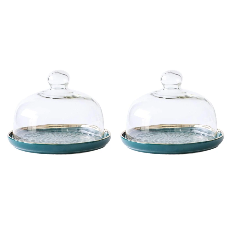 HOT-2X Cake Stand Cake Plate Server With Dome Dessert Cake Cover Butter Dish Dome Tray Plate Fruit Platter 6- Inch
HOT-2X Cake Stand Cake Plate Server With Dome Dessert Cake Cover Butter Dish Dome Tray Plate Fruit Platter 6- Inch