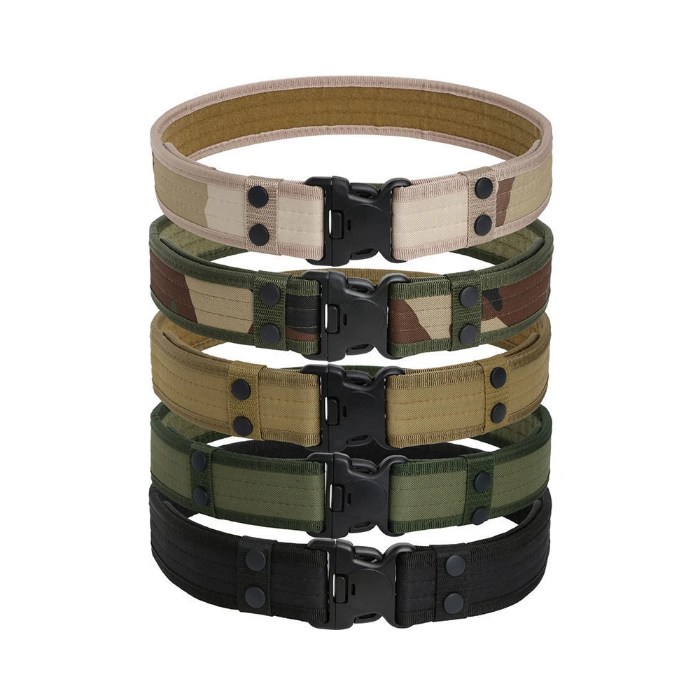 Men Tactical Belt Quick Release Outdoor Fighting Hiking Hunting Camping Army Combat Belts Canvas Waistband Apparel Accessories
Men Tactical Belt Quick Release Outdoor Fighting Hiking Hunting Camping Army Combat Belts Canvas Waistband Apparel Accessories
