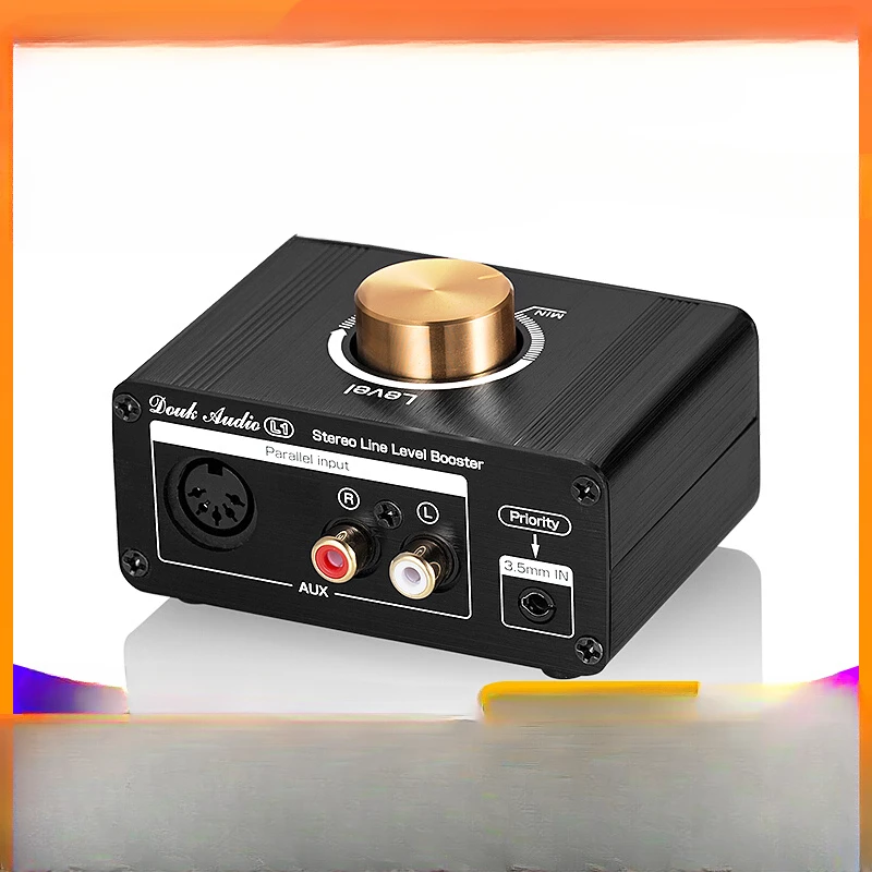 Stereo audio booster line level sound intensifier power amplifier pre-stage amplification volume high gain
Stereo audio booster line level sound intensifier power amplifier pre-stage amplification volume high gain