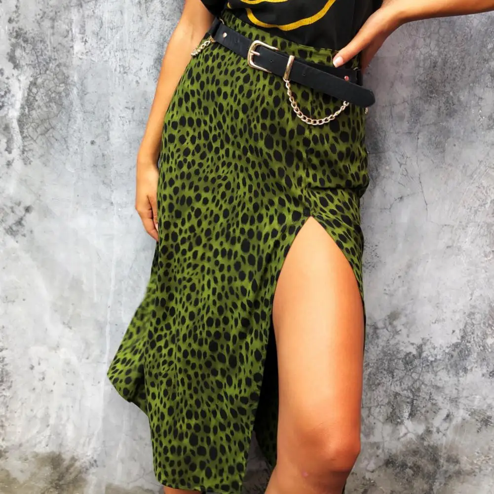Sexy Skirt Long Beach Skirt Printed Leopard Split Beach Skirt Comfortable High Waist A-line Dress for Party
Sexy Skirt Long Beach Skirt Printed Leopard Split Beach Skirt Comfortable High Waist A-line Dress for Party