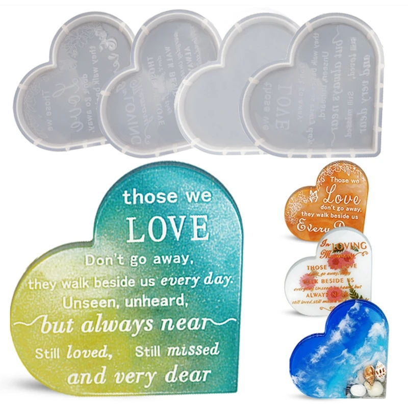 Heart Sign Mold Resin Mold Silicone Mold for Epoxy Resin Heart Memorial Mold Sign Condolence Silicone Mold Coaster Molds
Heart Sign Mold Resin Mold Silicone Mold for Epoxy Resin Heart Memorial Mold Sign Condolence Silicone Mold Coaster Molds