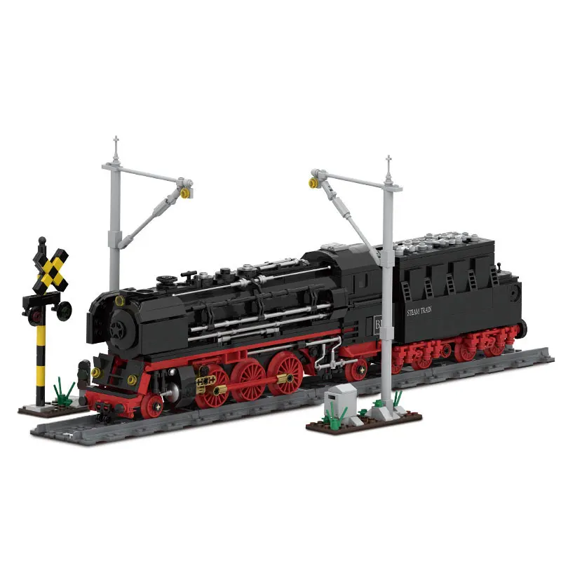 1177Pcs MOC City Technology Middle Ages Steam Train Transportation Model Toys Building Blocks Bricks Birthday Gifts Kid Children 1177Pcs MOC City Technology Middle Ages Steam Train Transportation Model Toys Building Blocks Bricks Birthday Gifts Kid Children