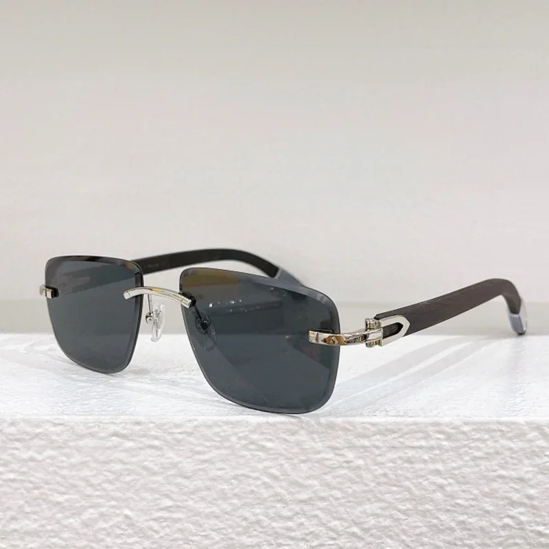 Fashion CT Nature Wooden Leg Square Rimless Sunglasses Durable Luxury Women Fashion Uv400 Eyeglasses Original Frameless Eyewear
Fashion CT Nature Wooden Leg Square Rimless Sunglasses Durable Luxury Women Fashion Uv400 Eyeglasses Original Frameless Eyewear