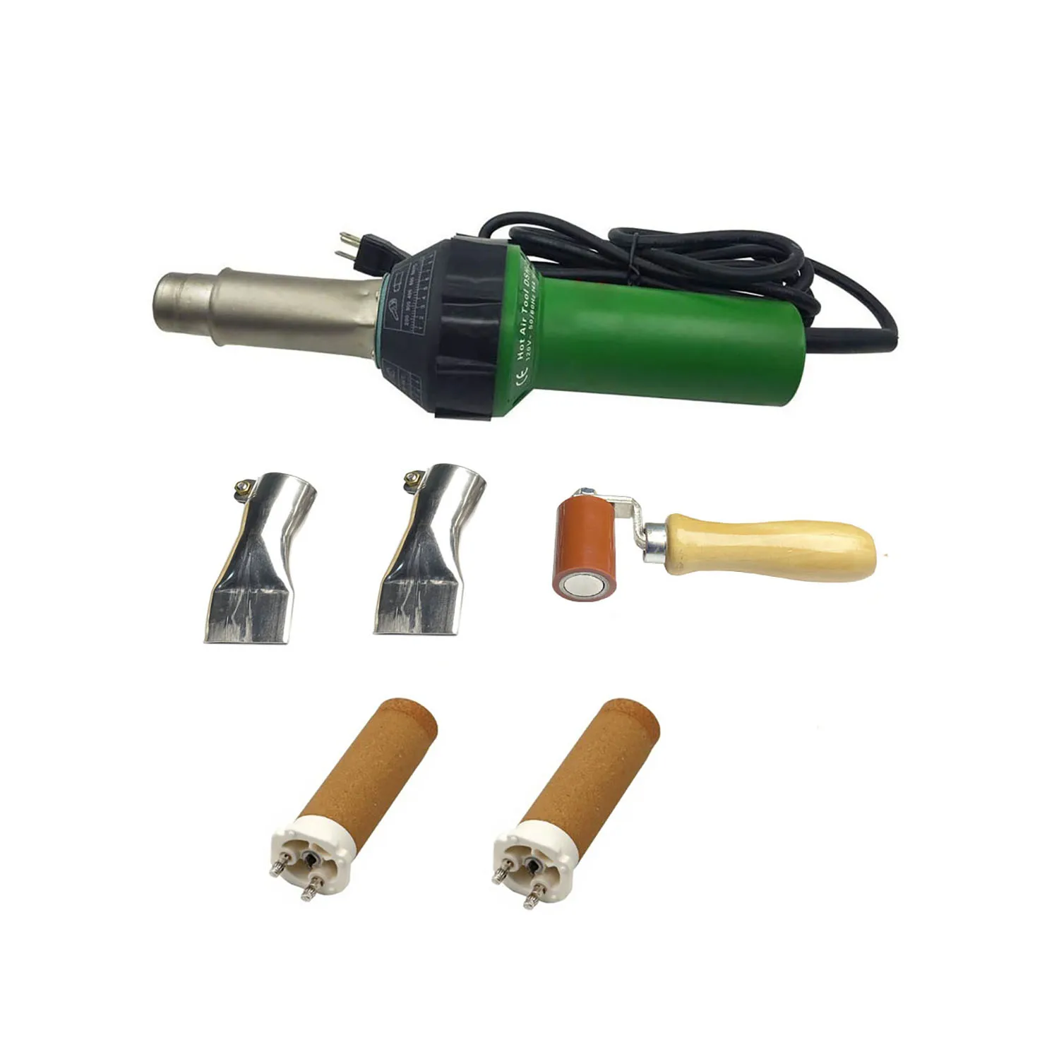 

Wholesale 18 sets/lot 110V 1600W Professional Hot Air Torch Blower PVC HDPE TPO Banner Heat Gun Kit Plastic Welder Welding Tool