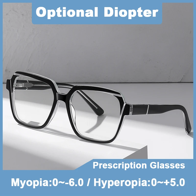 Acetate Frames Spring Hinges Sculpture Design Customized Graduated Lenses Glasses Myopia Hyperopia Prescription Optics Eyewear
Acetate Frames Spring Hinges Sculpture Design Customized Graduated Lenses Glasses Myopia Hyperopia Prescription Optics Eyewear
