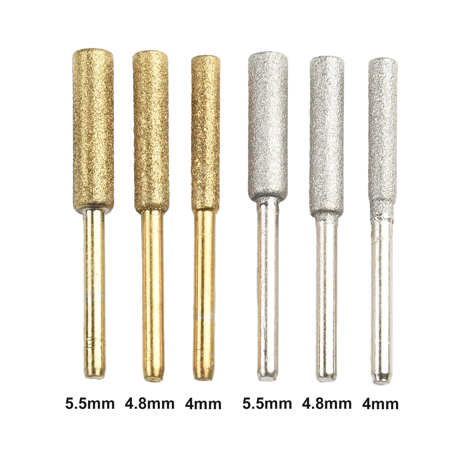 6Pcs Chainsaw Sharpener Emery Coated Cylindrical Burr 4.0/4.8/5.5mm Chainsaw Sharpener Stone File Chain Grinding
6Pcs Chainsaw Sharpener Emery Coated Cylindrical Burr 4.0/4.8/5.5mm Chainsaw Sharpener Stone File Chain Grinding