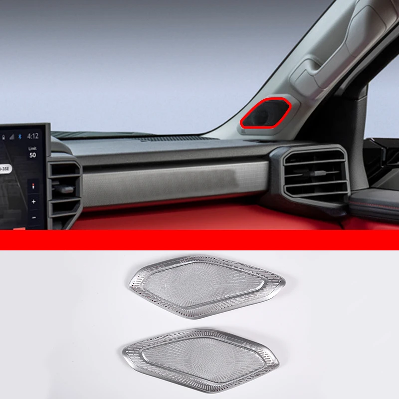 For 2022-2023 Toyota Tundra stainless steel silver car shape A-pillar horn grille sticker car interior protection accessories
For 2022-2023 Toyota Tundra stainless steel silver car shape A-pillar horn grille sticker car interior protection accessories