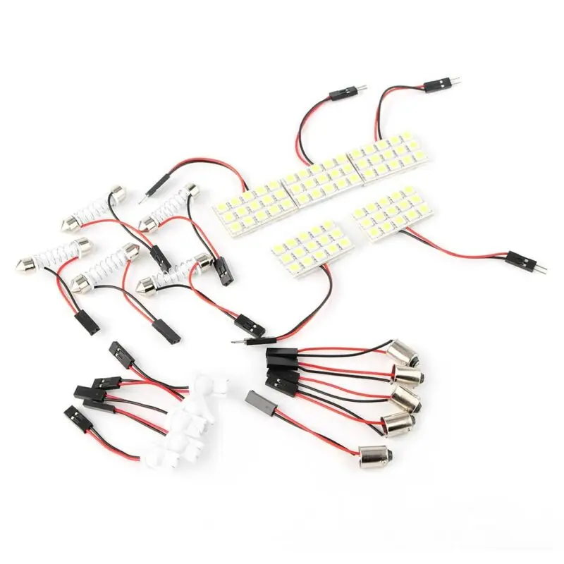 Kit Festoon Dome Light Interior LED Lamp Panel Parts Replacement SMD Trunk Universal White 5050 T10 5pcs 6500K
Kit Festoon Dome Light Interior LED Lamp Panel Parts Replacement SMD Trunk Universal White 5050 T10 5pcs 6500K