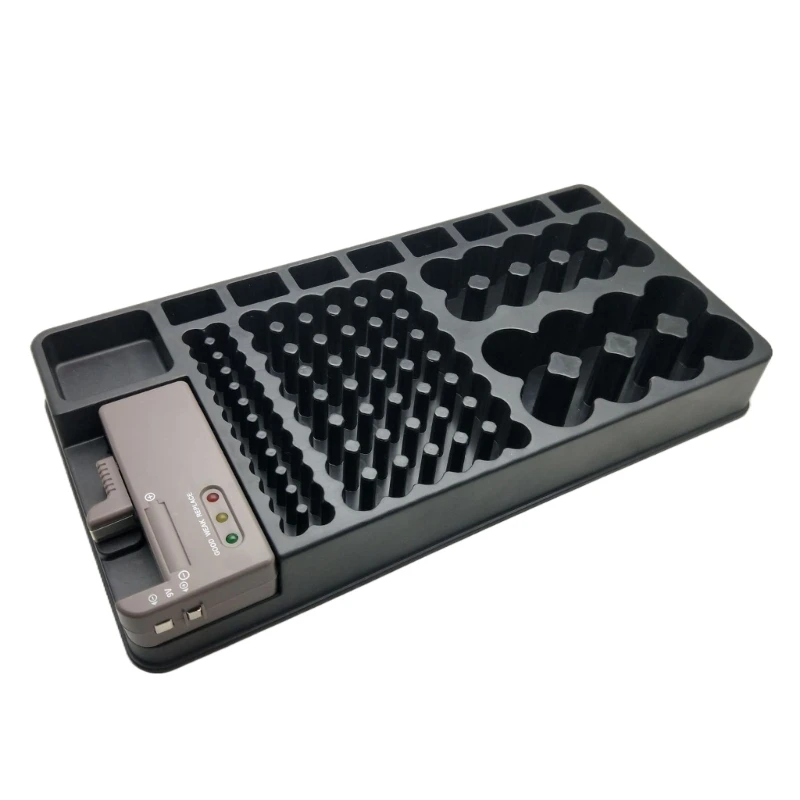 Perfect Management Solution Organiser Case with Removable Tester for AAA, AA, 9V, C, D Batteries
Perfect Management Solution Organiser Case with Removable Tester for AAA, AA, 9V, C, D Batteries