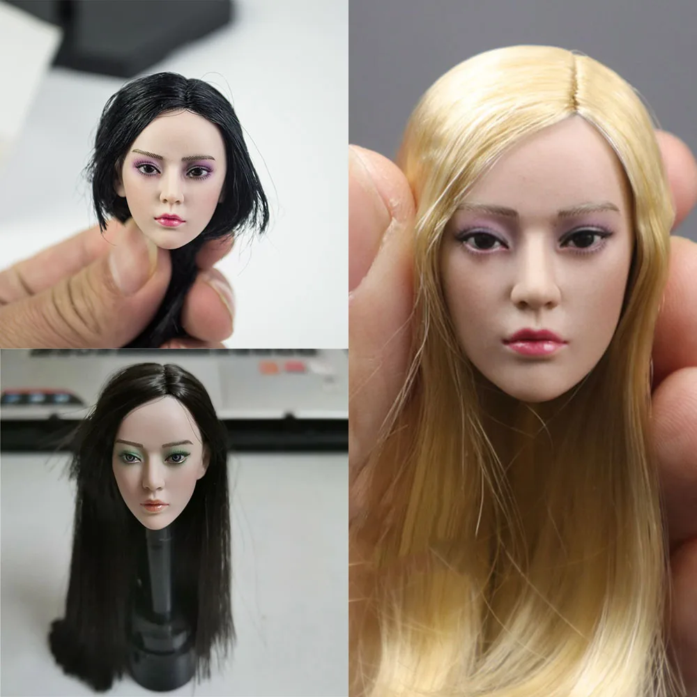 3 Types 1/6 Scale Phantom Killer Beauty Head Carving Luona Delicate Head Sculpture with Eye Shadow for 12'' Action Fugire Body
3 Types 1/6 Scale Phantom Killer Beauty Head Carving Luona Delicate Head Sculpture with Eye Shadow for 12'' Action Fugire Body